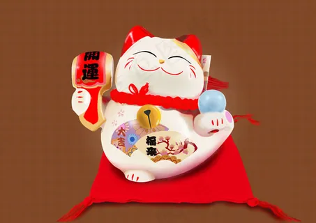 福来开运招财猫psd分层素材 福来开运招财猫psd分层素材