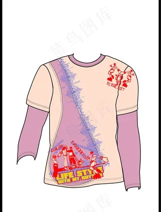 t恤衫花纹125图片