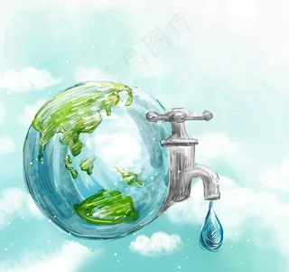 环保节约用水图片