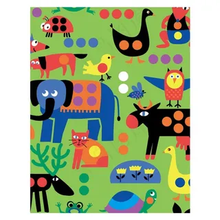 花花动物园矢量图