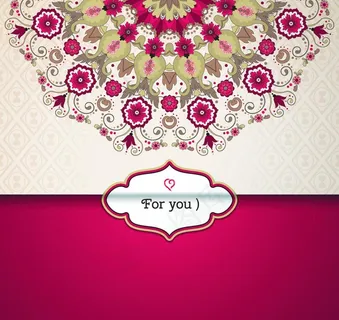 欧式花纹背景图片