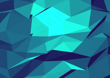 创意抽象多边形彩色几何背景图案