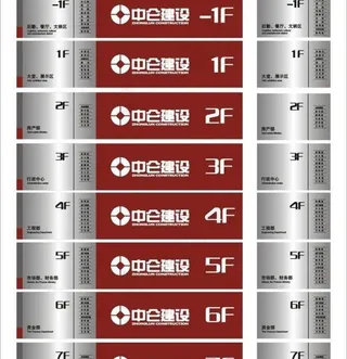 楼层指示牌图片