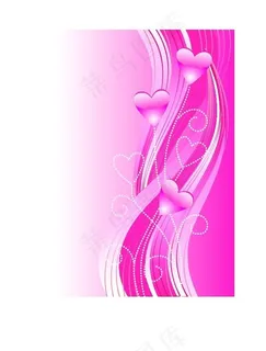 情人节心之爱心花朵矢量图 情人节心之爱心花朵矢量图