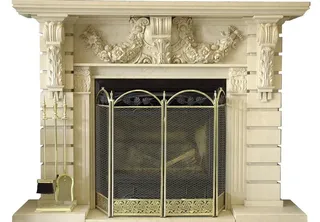 精致欧式家具壁炉图片