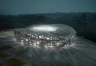 鸟巢鸟瞰图图片