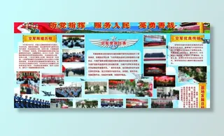 部队文化墙展板图片