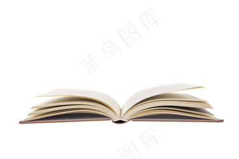 复古摊开的书本书籍免抠PNG