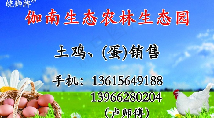 生态名片图片psd模版下载