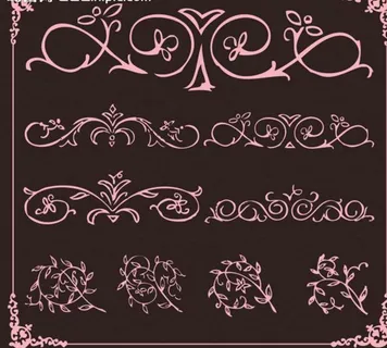 底纹花纹边框 线条 底纹背景图片