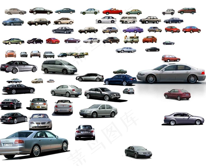 景观设计效果图素材 客车 psd