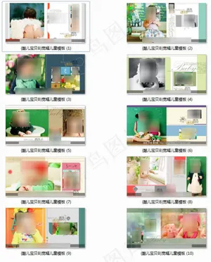 儿童艺术写真韩式宝宝摄影