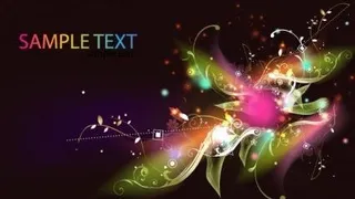 摘要花旋流背景