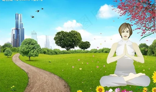 瑜伽人物图片 瑜伽人物图片