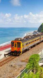 轨道上的火车高清摄影图片 (3)