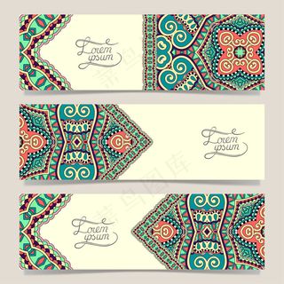 精美民族花纹设计素材