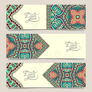 精美民族花纹设计素材