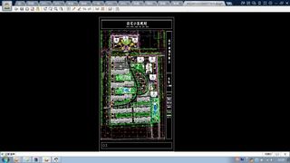 某一线城市小区规划设计方案CAD图...