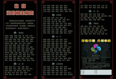 印刷三折页背面图片