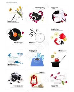 创意生活节日元素图片