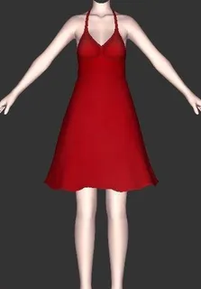 红色裙装 01_04 箱娘服装