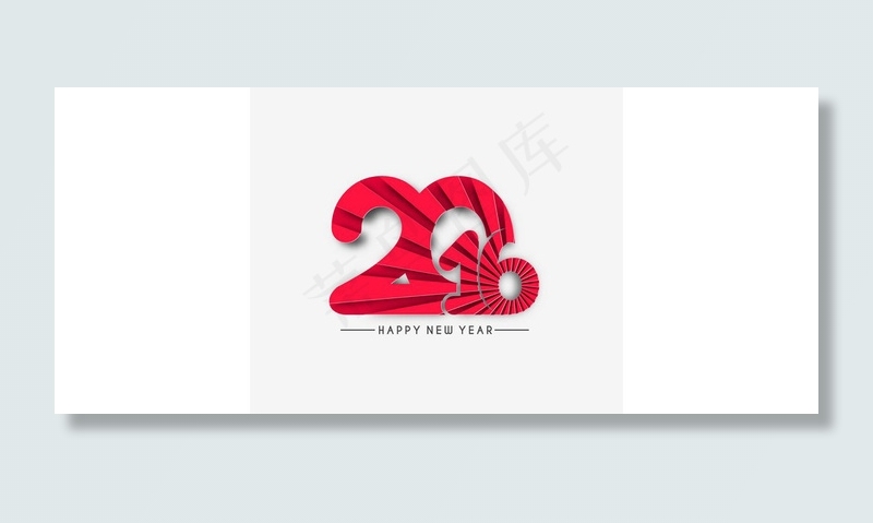 2016红色创意数字模板eps,ai矢量模版下载