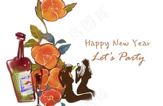 新年派对图片