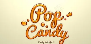 液体创意字—pad分层素材