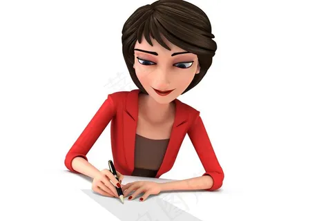 3d商务女士图片 3d商务女士图片