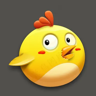 小黄鸡卡通图标 小黄鸡卡通图标