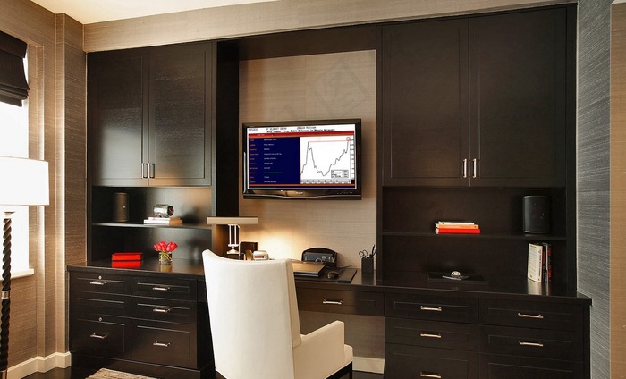 现代简约电视背景墙效果图