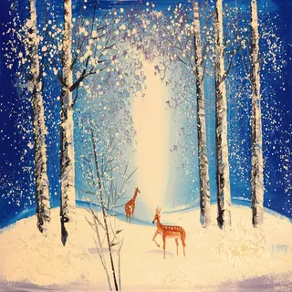 冬季的动物图片