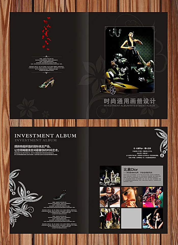 广场招商画册(1000X800)cdr矢量模版下载