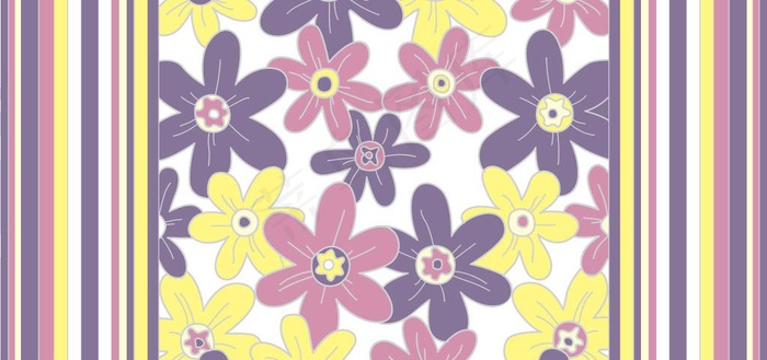 韩版底纹花朵图案图片