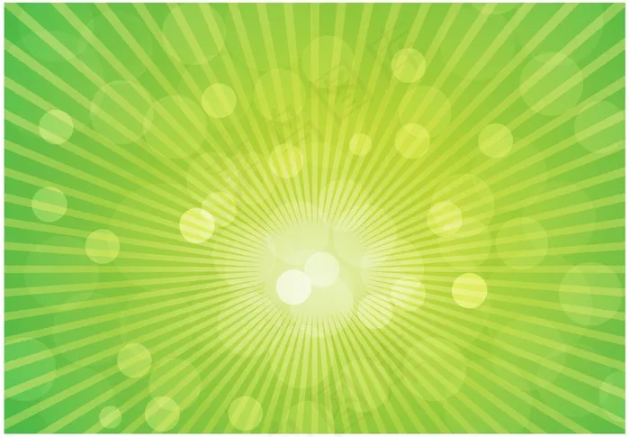 太阳光在绿色背景ai矢量模版下载