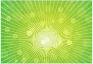 太阳光在绿色背景