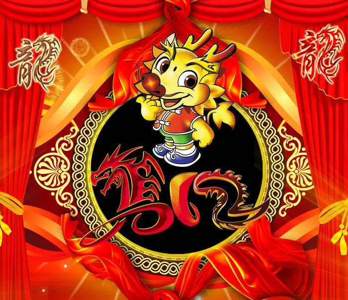 2012龙年春节PSD分层素材(3423X2953(DPI:300))psd模版下载
