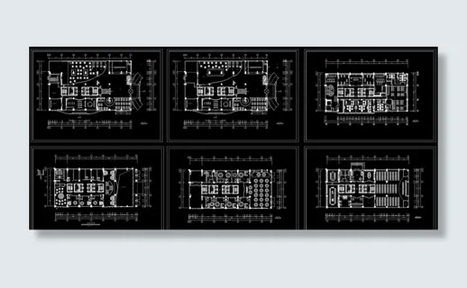 酒店一至五层装修方案图