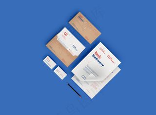 商务办公文件VI样机