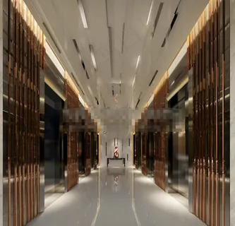 酒店大堂电梯厅效果图 酒店大堂电梯厅效果图