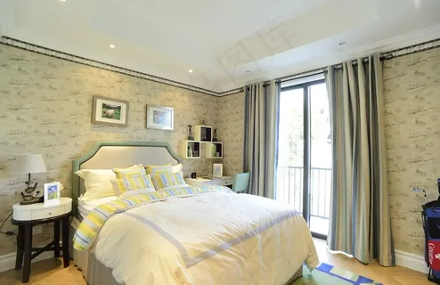 简约欧式卧室装修效果图