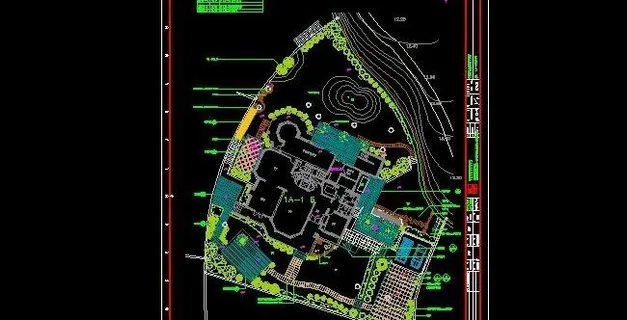 高端别墅景观详图 高端别墅景观详图