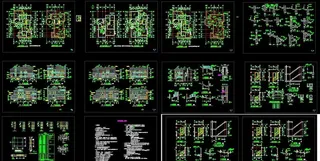 别墅建筑CAD施工图