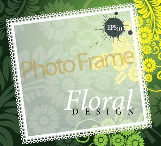 古典花纹边框相框图片