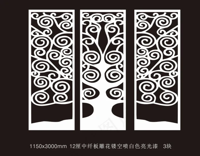 雕花板cdr矢量模版下载