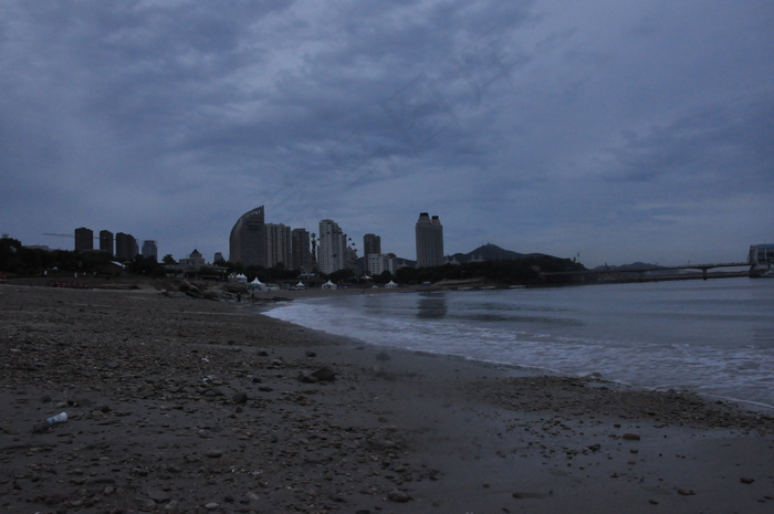 海边城市大连美景图片