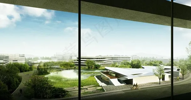 窗外建筑图片 窗外建筑图片