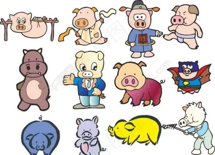 卡通动物图片