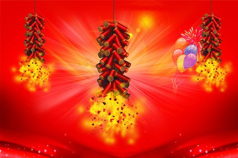 烟花爆竹喜庆节日