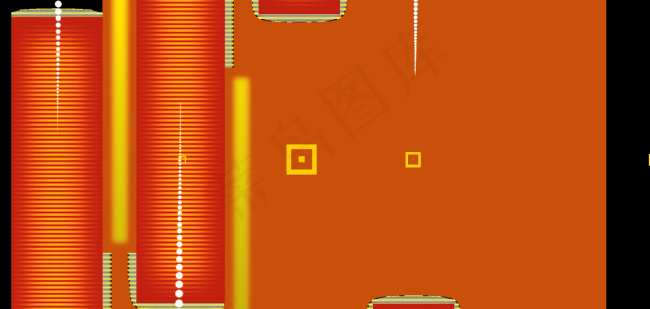 粗线条上下交叉特效